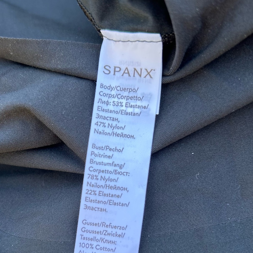 NWT Spanx Thinstincts Panty Bodysuit Very Black M - Picture 11 of 12